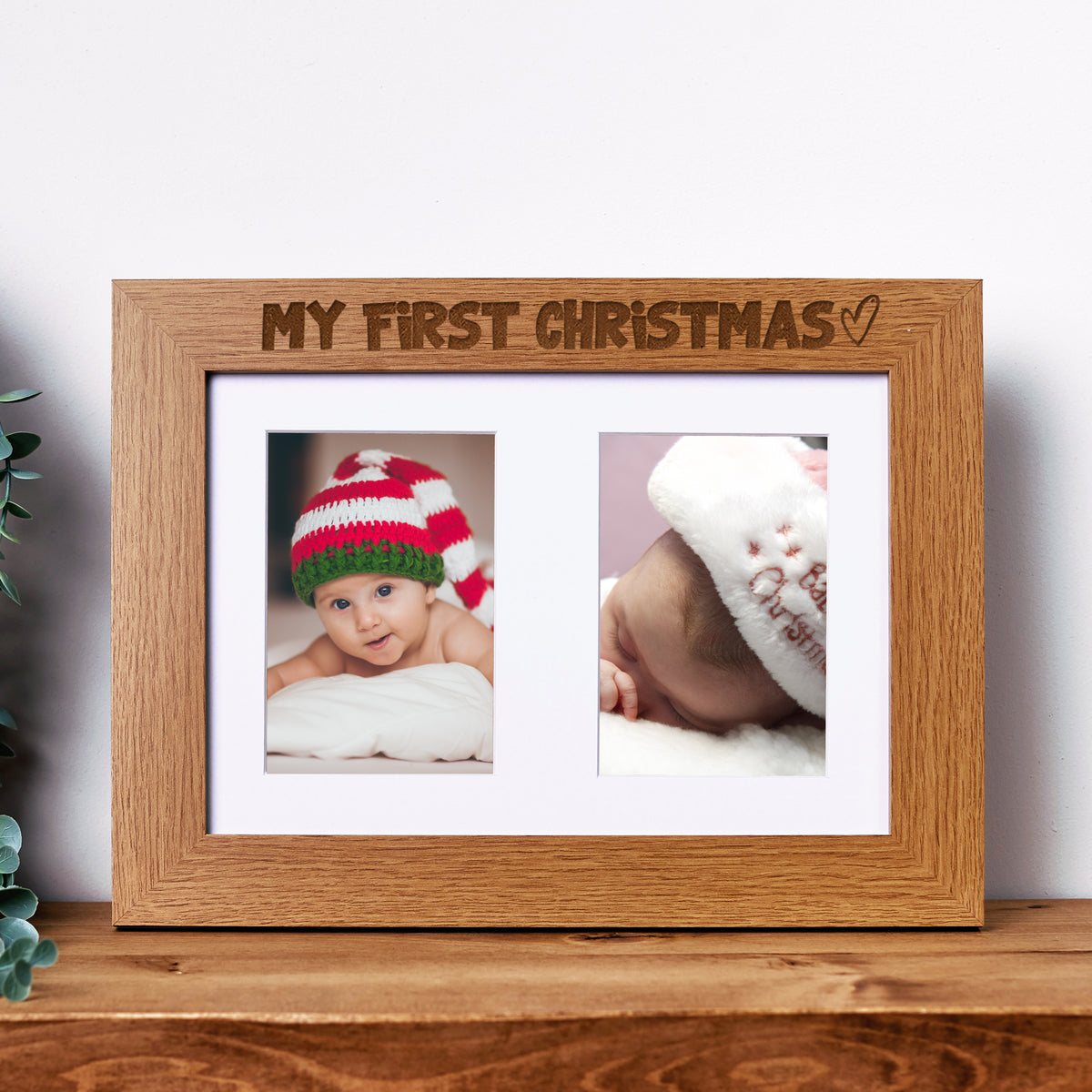 My First Christmas Photo Picture Frame Double 6x4 Inch