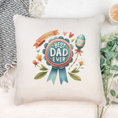 Personalised Best Dad Ever Filled Cushion Pillow Gift