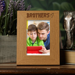 Oak Brothers Picture Photo Frame Heart Gift Portrait