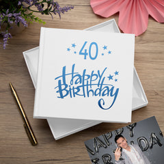 Happy Birthday Any Age Birthday Photo Album Gift 18th 21st 30th 40th 50th 60th 70th