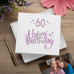 Happy Birthday Any Age Birthday Photo Album Gift 18th 21st 30th 40th 50th 60th 70th