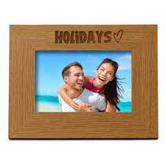 Oak Holidays Picture Photo Frame Heart Gift Landscape