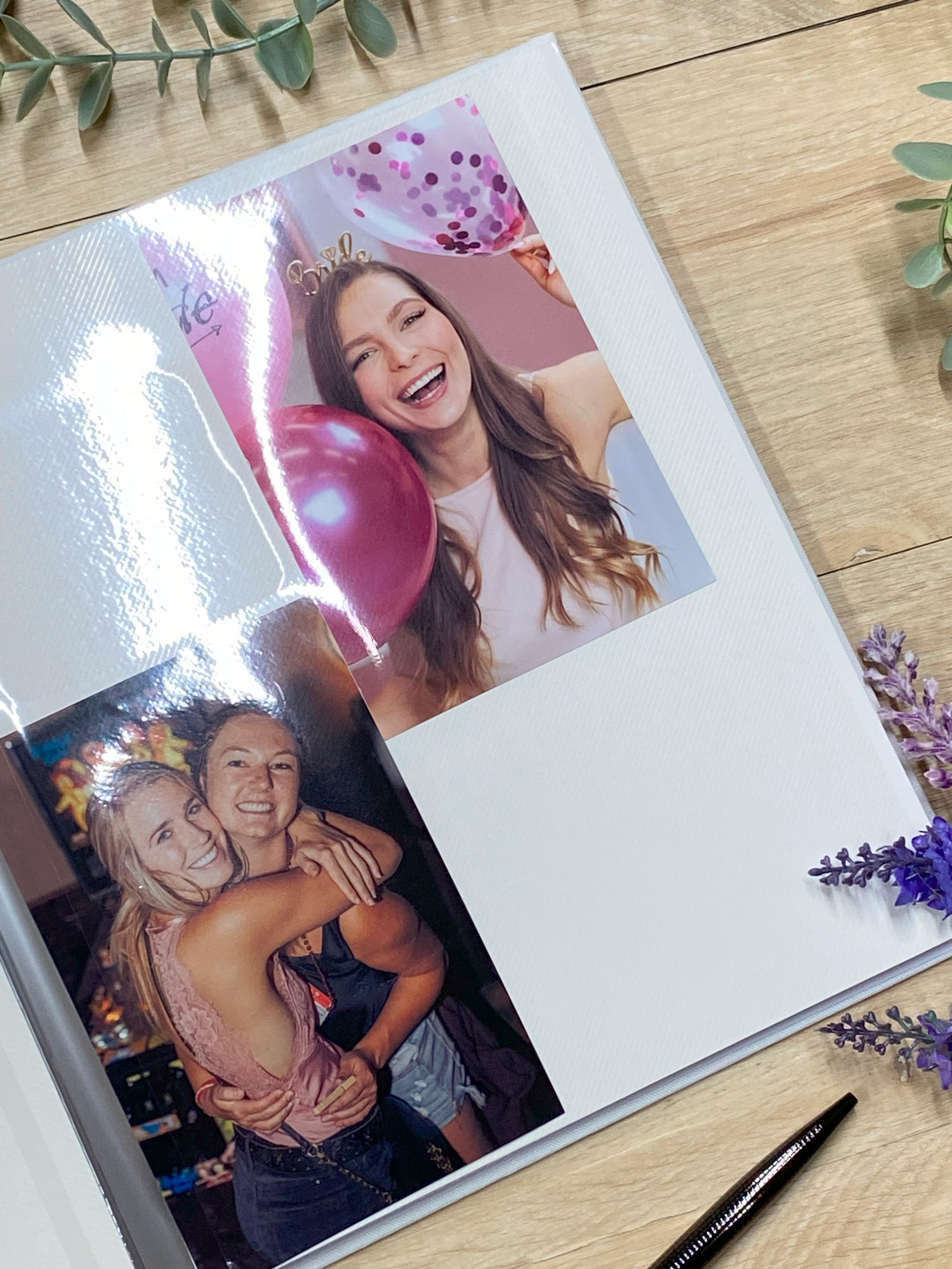 Personalised Any Age Luxury Birthday Photo Album With Bunny 16th 18th 21st 30th 40th 50th 60th