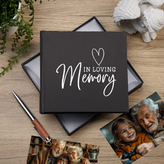 In Loving Memory Black Photo Album For 50 x 6 by 4 Photos