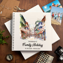 Personalised Singapore Holiday Memory Scrapbook Journal Photo Albums