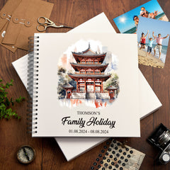 Personalised Tokyo Holiday Memory Scrapbook Journal Photo Albums