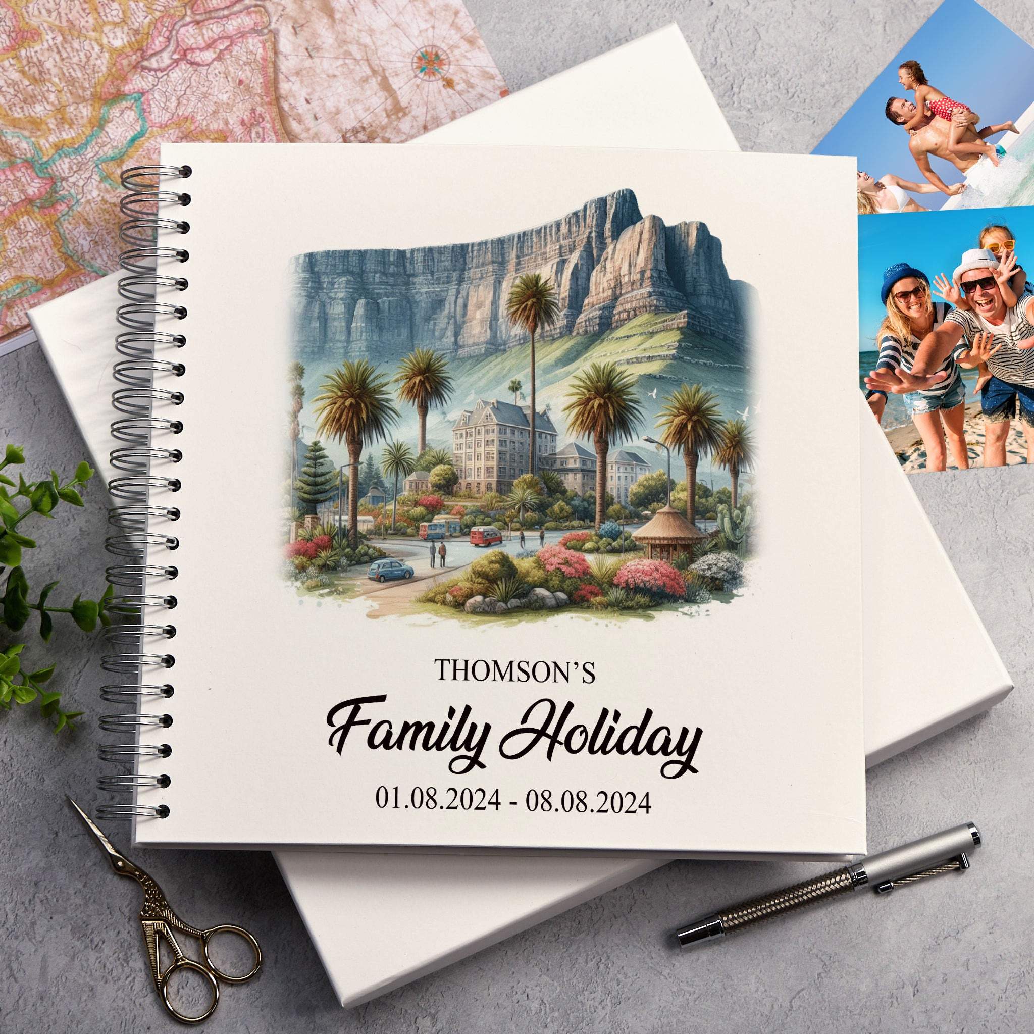 Personalised Africa Holiday Memory Scrapbook Journal Photo Albums