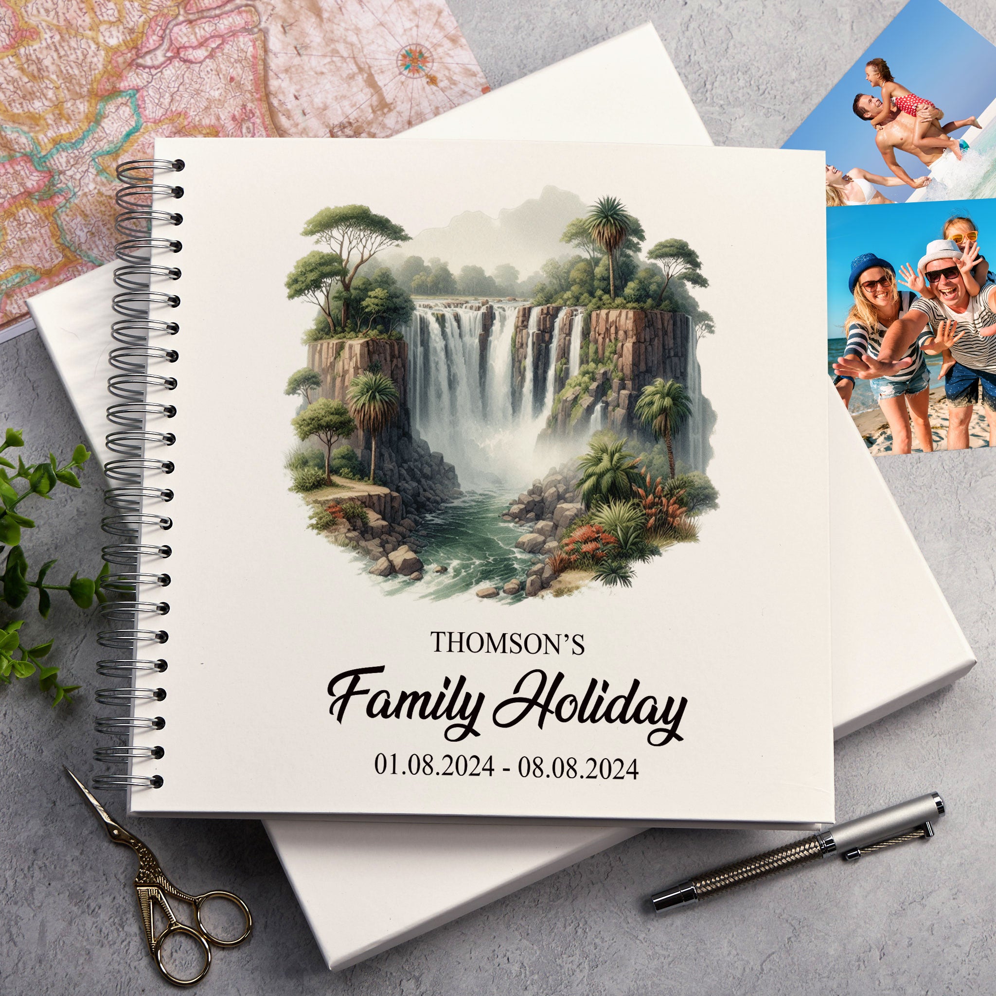 Personalised Africa Holiday Memory Scrapbook Journal Photo Albums