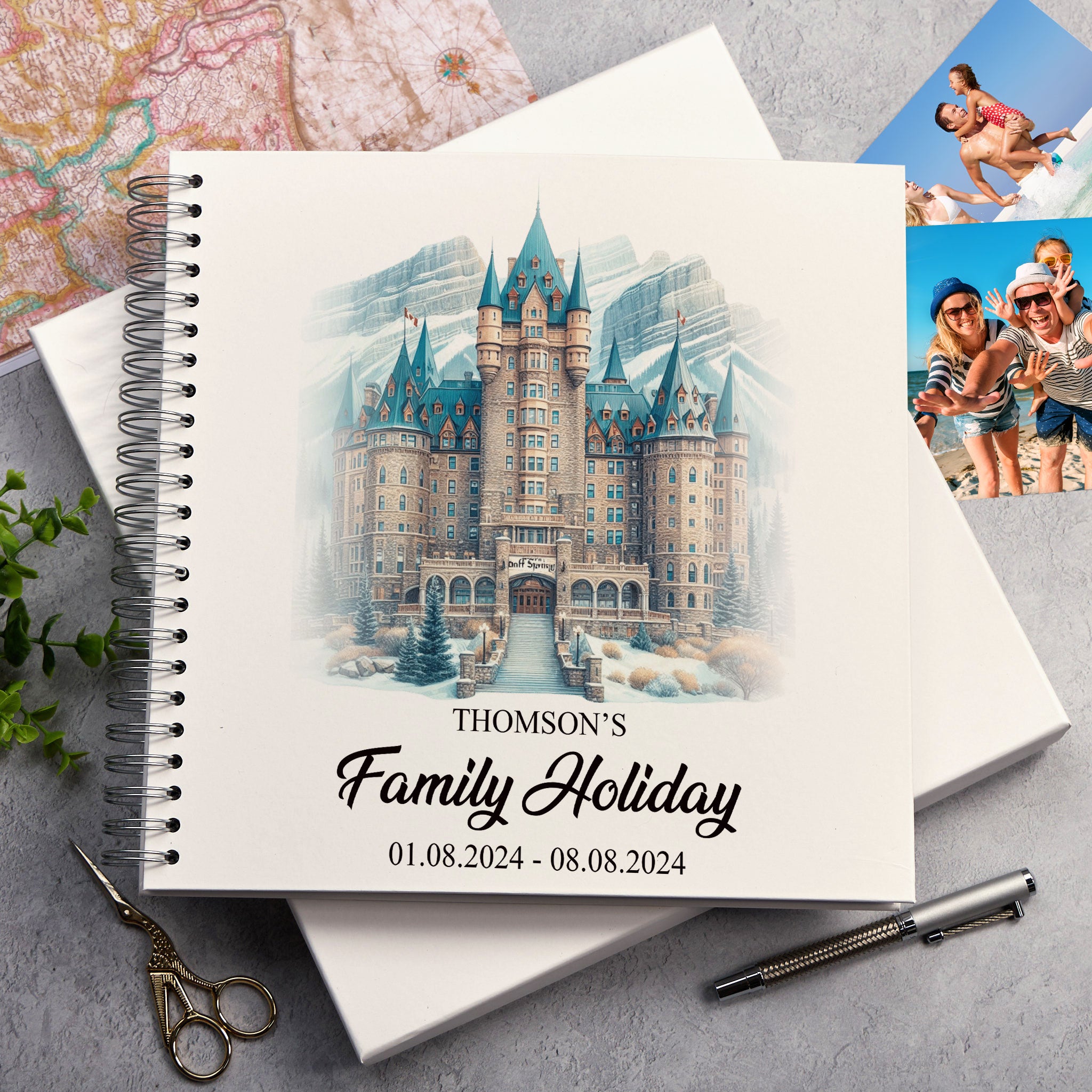 Personalised Canada Holiday Memory Scrapbook Journal Photo Albums