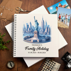 Personalised New York Holiday Memory Scrapbook Journal Photo Albums