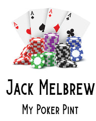 Personalised Poker Cards Themed Beer Mug Tankard Gift Birthday Or Events