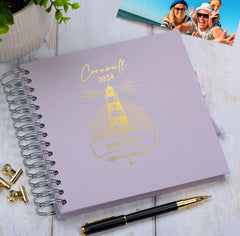 Personalised Lighthouse Seaside Family Holidays Journal Album Multiple Colour Scrapbook