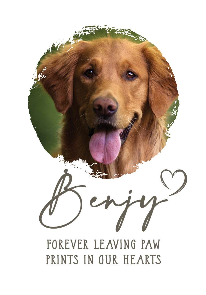 Personalised Pet Memorial Photo Candle Tealight Holder