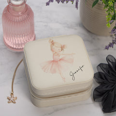 Personalised Jewellery Box Gift With a Ballerina