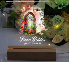 Personalised Memorial Remembrance Lights With Sentiments