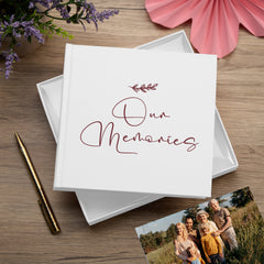 Our Memories Love Photo Album For 50 x 6 by 4 Photos In White