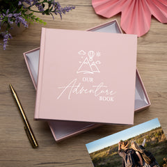 Our Adventures Book Travel Pink Photo Album Gift