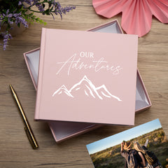 Pink Adventures Holiday Photo Album Holds 50 x 4 " x 6 " photos