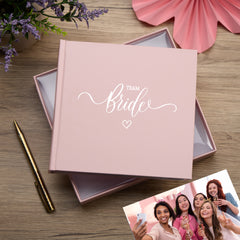 Team Bride Hen Night Do Pink Photo Album Gift For 50 x 6 by 4 Photos