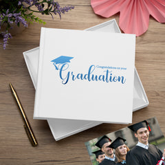 White Graduation Photo Album For 50 x 6 by 4 Photos