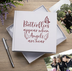 Butterflies and Angels Memory White Photo Album For 50 x 6 by 4 Photos