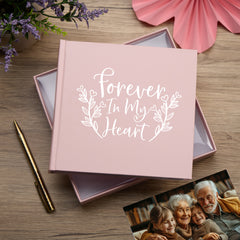 Forever In My Heart Pink Memorial Remembrance Photo Album 50 x 6 by 4 Photos