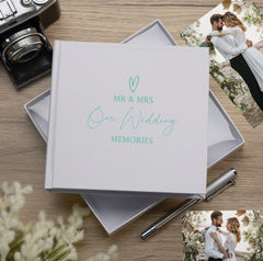 Our Wedding Day Memories White Photo Album Gift For 50 x 6 by 4 Photos