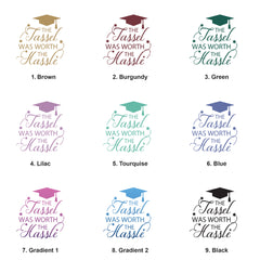 The Tassel Was Worth The Hassle Graduation Gift Photo Album With Sleeves 100 x 6x4 Capacity