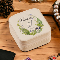 Personalised 21st Birthday Jewellery Box Gift With Beautiful Forest Theme