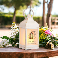 Personalised In Loving Memory In My Thoughts Lantern Light Gift