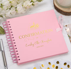 Personalised Confirmation Day Multiple Colour Scrapbook Photo Album Guestbook