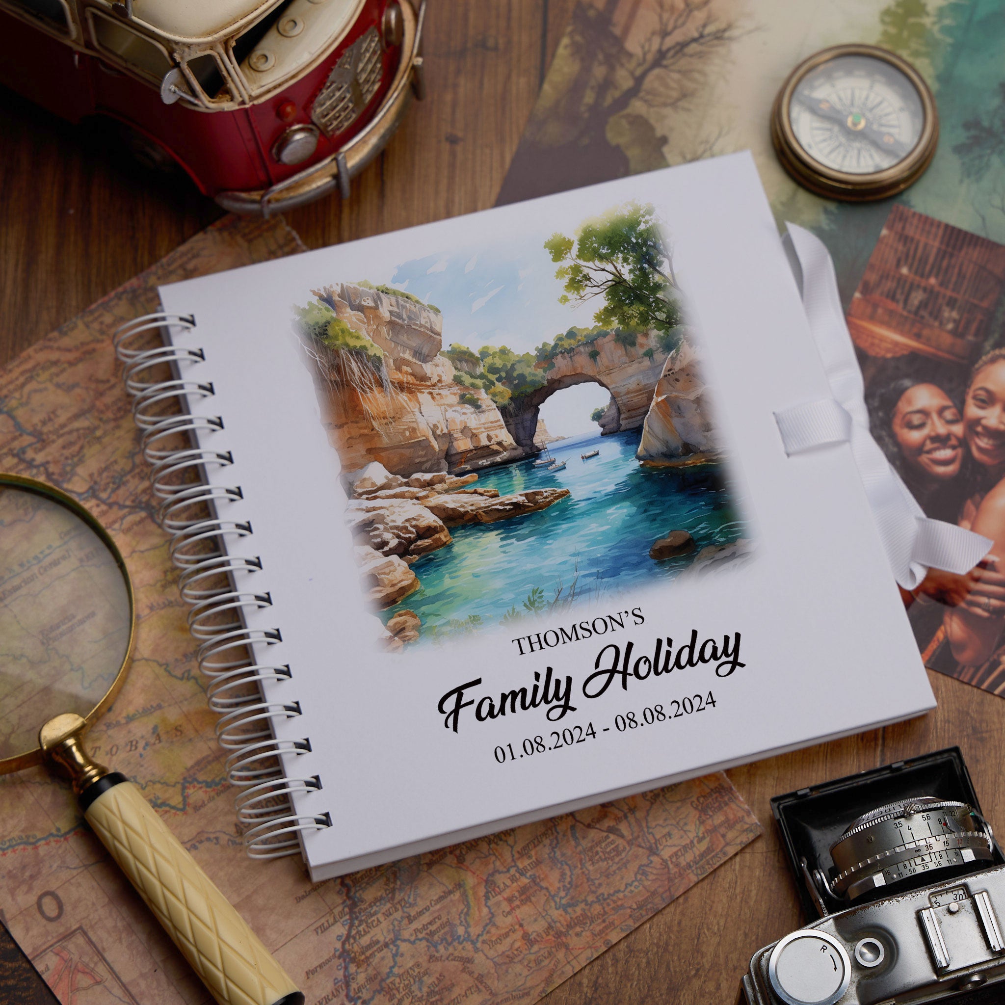 Personalised Majorca/Mallorca Holiday Memory Scrapbook Journal Photo Albums