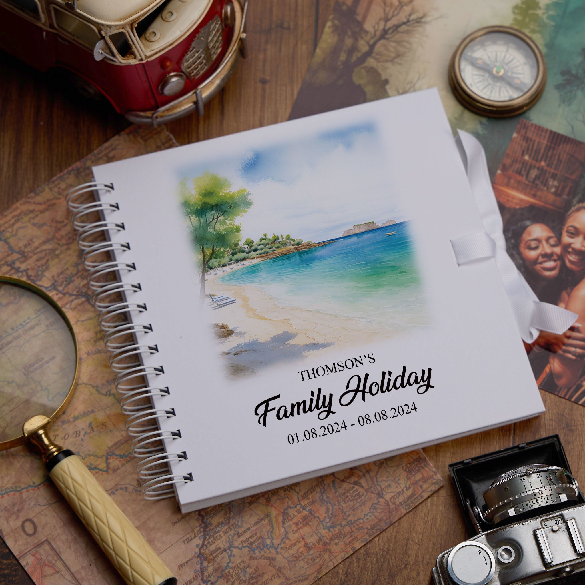 Personalised Majorca/Mallorca Holiday Memory Scrapbook Journal Photo Albums