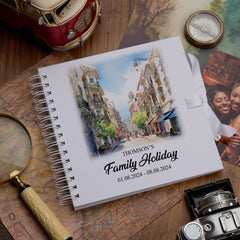 Personalised Malaga Holiday Memory Scrapbook Journal Photo Albums