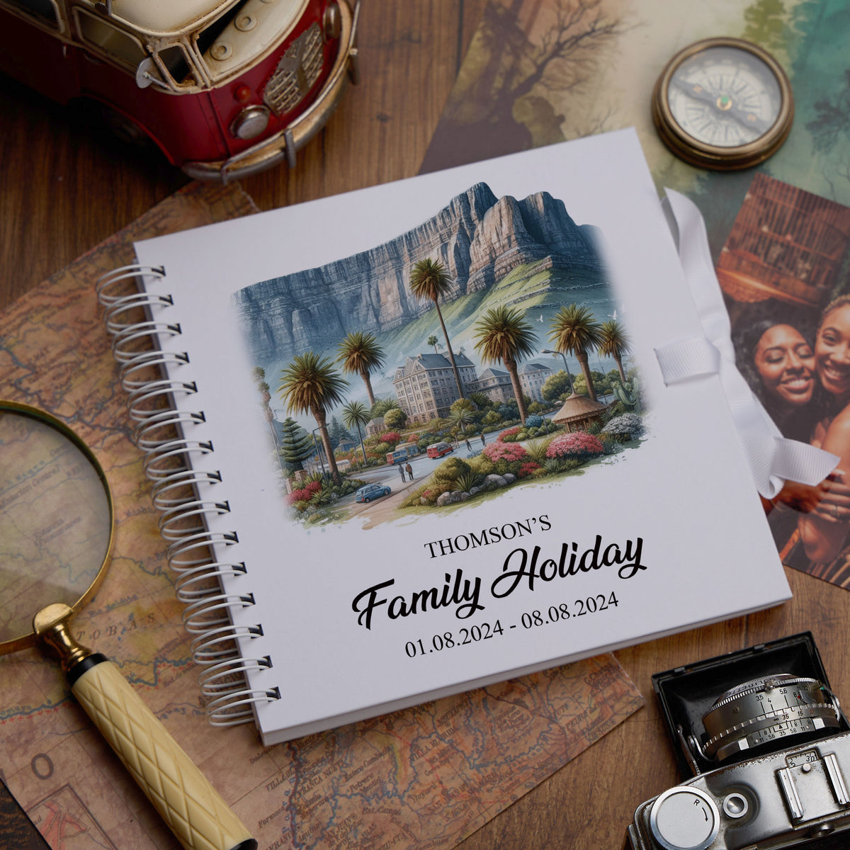 Personalised Africa Holiday Memory Scrapbook Journal Photo Albums