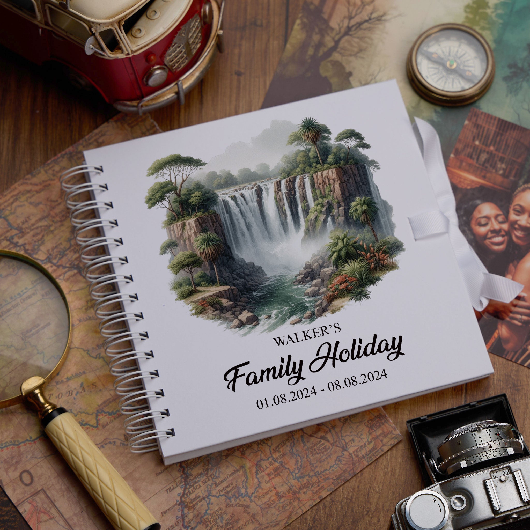 Personalised Africa Holiday Memory Scrapbook Journal Photo Albums