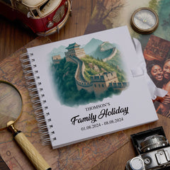 Personalised China Holiday Memory Scrapbook Journal Photo Albums