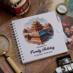 Personalised China Holiday Memory Scrapbook Journal Photo Albums