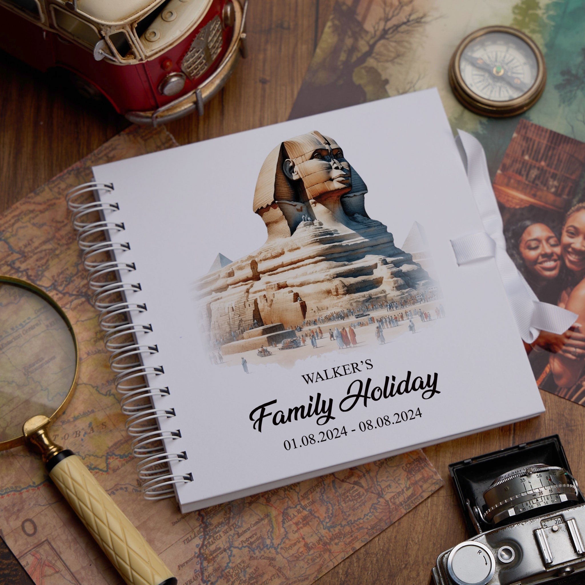 Personalised Egypt Holiday Memory Scrapbook Journal Photo Albums