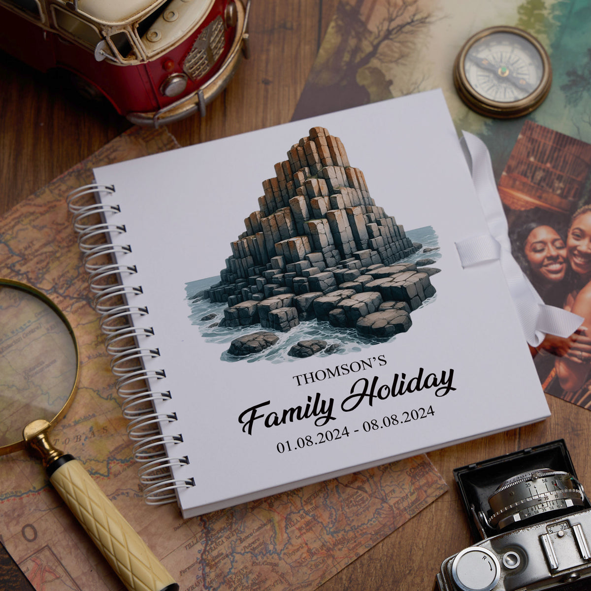 Personalised Ireland Holiday Memory Scrapbook Journal Photo Albums