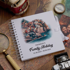 Personalised Italy Holiday Memory Scrapbook Journal Photo Albums