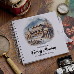 Personalised Italy Holiday Memory Scrapbook Journal Photo Albums