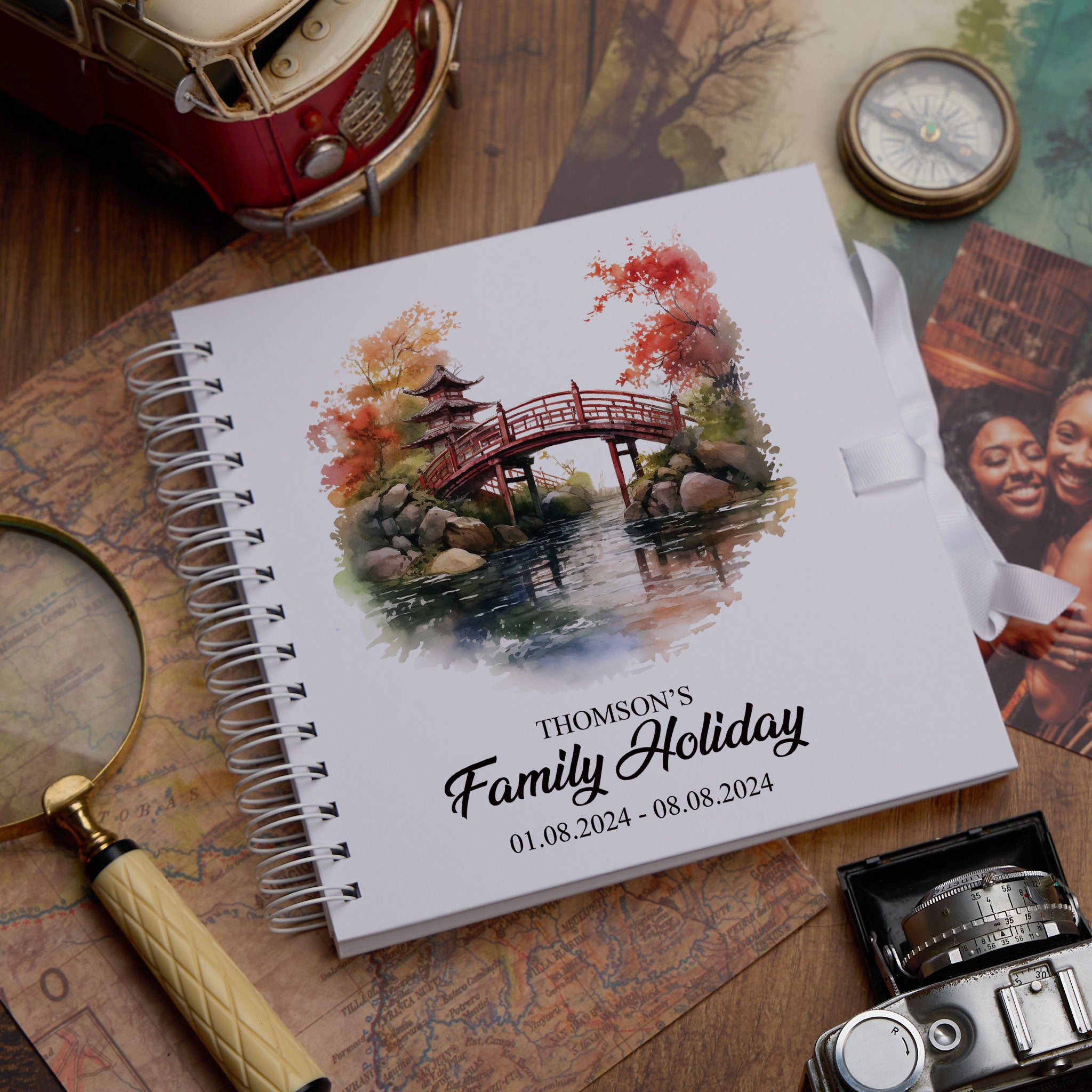 Personalised Japan Holiday Memory Scrapbook Journal Photo Albums