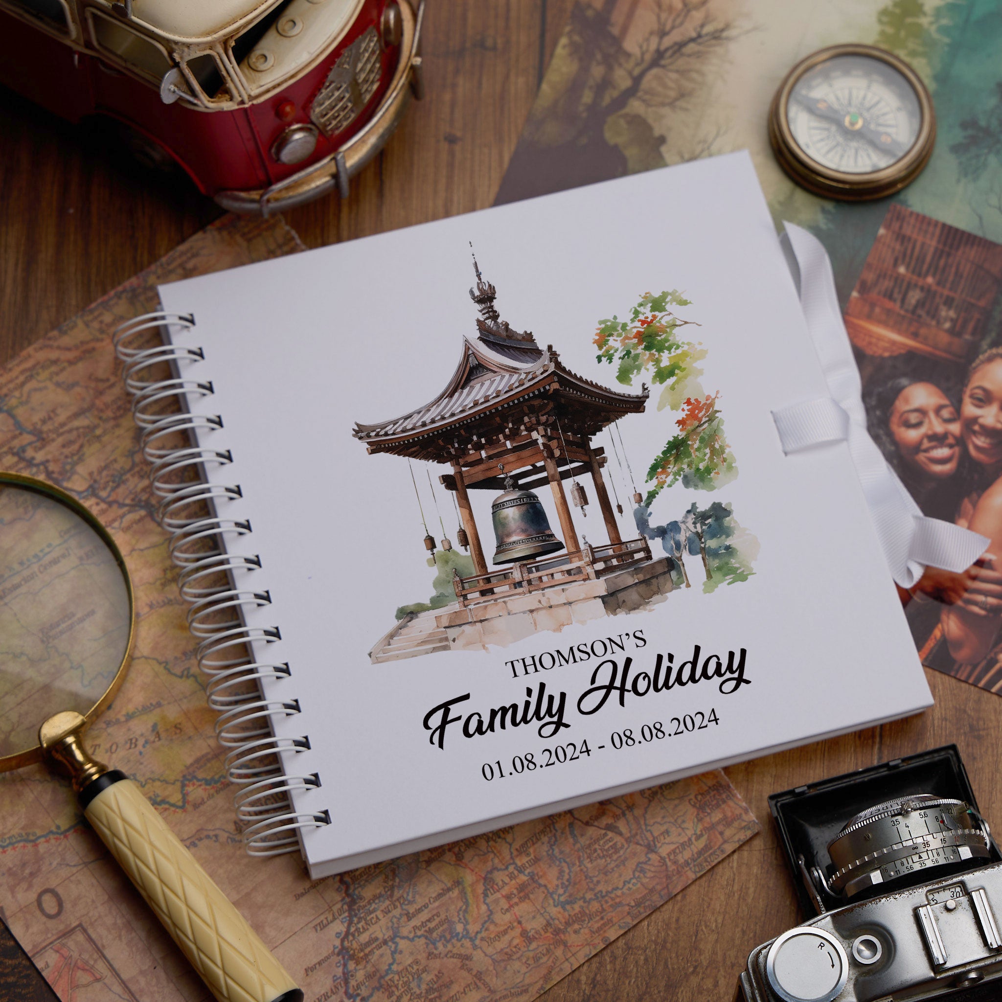 Personalised Japan Holiday Memory Scrapbook Journal Photo Albums