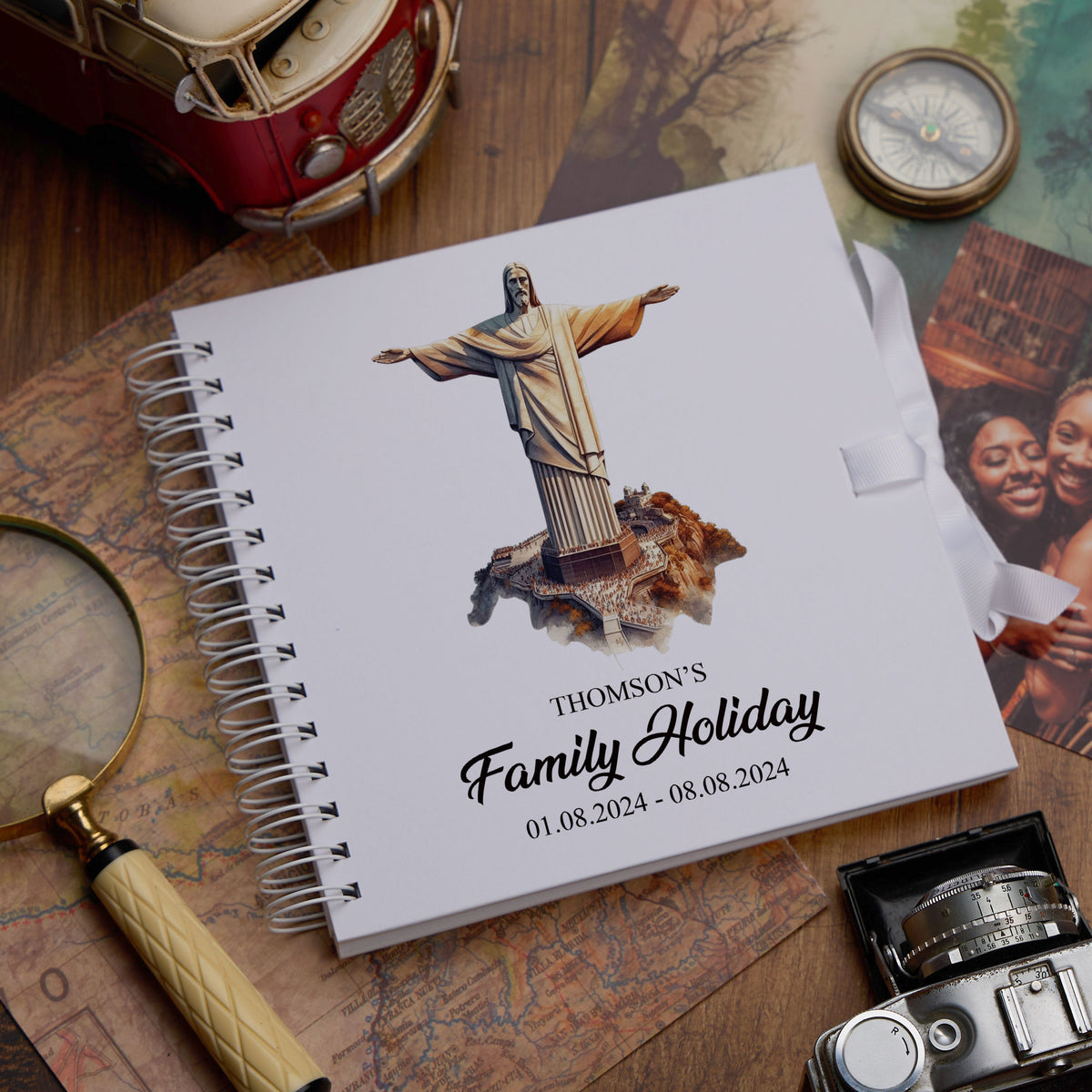 Personalised Brazil Holiday Memory Scrapbook Journal Photo Albums