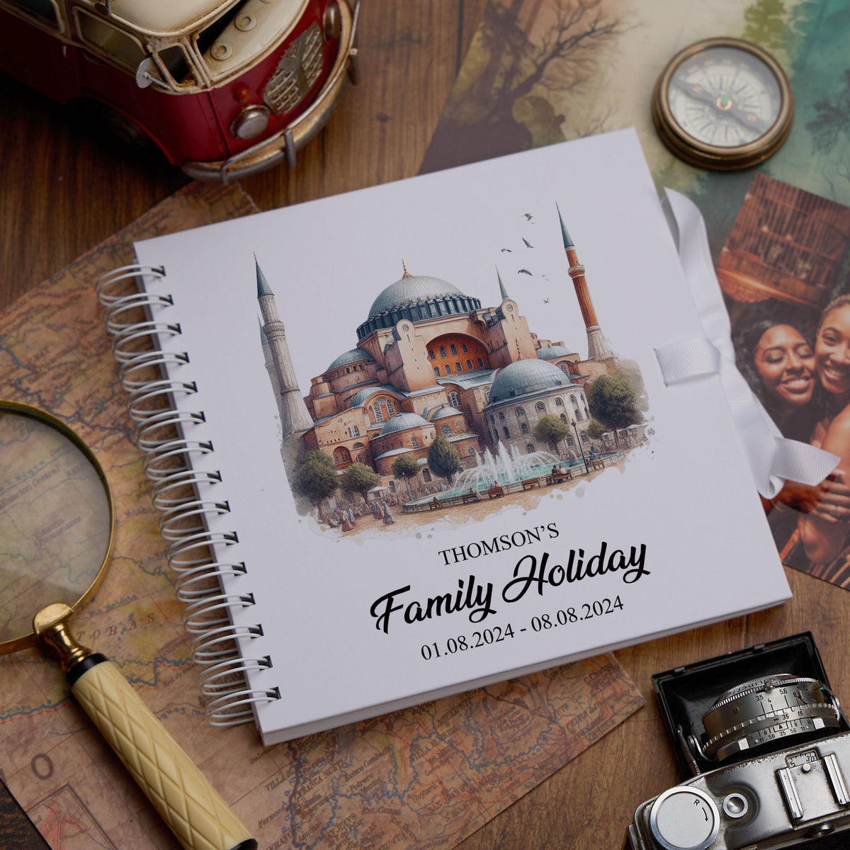 Personalised Turkey Holiday Memory Scrapbook Journal Photo Albums