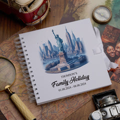 Personalised New York Holiday Memory Scrapbook Journal Photo Albums