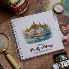 Personalised Bangkok Holiday Memory Scrapbook Journal Photo Albums