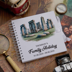 Personalised England, London Holiday Memory Scrapbook Journal Photo Albums