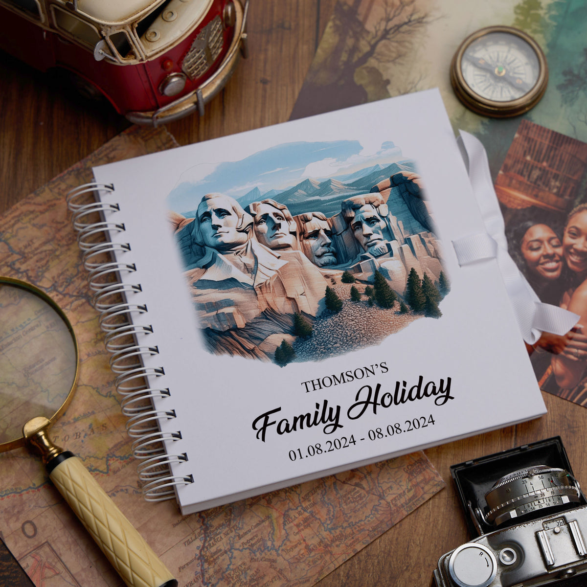 Personalised USA Holiday Memory Scrapbook Journal Photo Albums